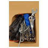 Box Of Crescent & Socket Wrenches
