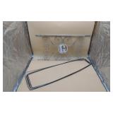 Mid-Century Alumnium Screen Door Grill & Misc