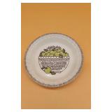 Country Harvest Apple Pie Plate