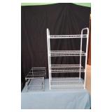 2 Metal Shelves