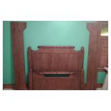 Oak Headboard & Footboard