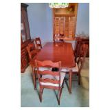 Cherry Table W6 Chairs