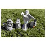 4 Lawn Ornaments