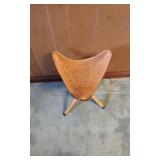 Chambers Belt Engraved Leather Stool.