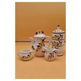 Black Eyed Susan Teacup, Saucer & Cannister