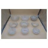 Clear Glassware Candy Dishes & Misc.