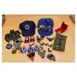Military Patches & American Legion Caps
