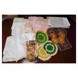 Box of Table Cloths & Napkins