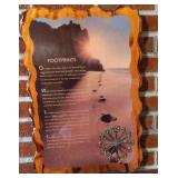 Footprints in the Sand Clock