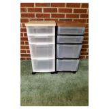 2 Four Drawer Storage Caddy
