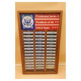 38 Presidential Series Cased In Glass Knifes