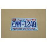 North Carolina License Tag
