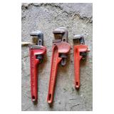 3 Pipe Wrenches