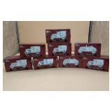 8 1:25 Scale Die-Cast Lockable Coin Banks
