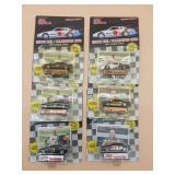 6 1:64 Scale Racing Champions Die-Cast Stock Cars
