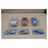 (3) 1:24 Scale "Legendary Muscle Cars"