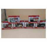 6 Budweiser Die-Cast Metal Promo Toy Vechiles