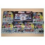 6 1991 Roaring Racers Die-Cast Cars