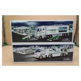 2 HESS Holiday Collection Toy Trucks