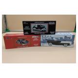 3 Die-Cast Metal Coin Banks