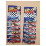 12 1:64 Racing Super Star Match Box Die Cast Cars