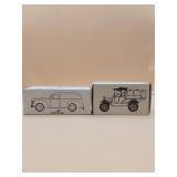 1918 Tanker & 1940 Panel Van Die Cast Coin Banks