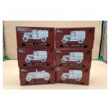 6 1:25 Scale Ford Model A Delivery Van Coin Banks