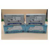 4 1:25 Scale Die-Cast Metal Coin Banks