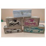 5 Ertl Collectible Die-Cast Metal Vechiles