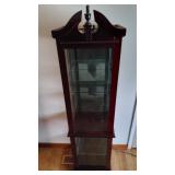 Dark Wood Curio Cabinet