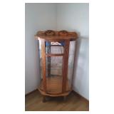 Oak Curio Cabinet