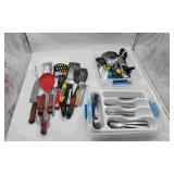 Box of Kitchen Utensils
