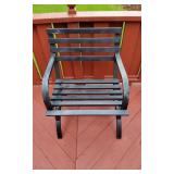 Black Metal Patio Chair
