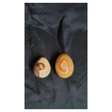 2 Granite Eggs