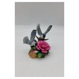 7 Forever In Love Porcelain Bird Figurines.