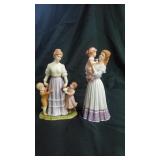 2 Home Interior Porcelain Figurines.