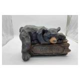 Concrete Bear Welcome Decoration