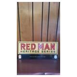 Red Man Heritage Series Metal Sign