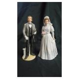 2 Homeco Porcelain Figurines.