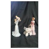 2 Lenox Porcelain Figurines
