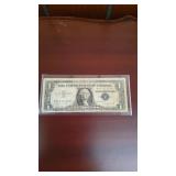 Silver Certificate 1 Dollar Bill 1957A Series