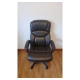 Leather Office Chair on Rollers