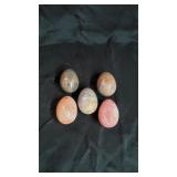 5 Large Granite Eggs.