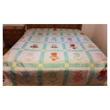 "Dutch Girl" Machine Stitched Quilt