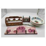 Vegetable Dishes & Apple Decor