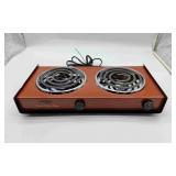 Vintage West Bend 2 Burner Hot Plate
