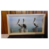 Pelicans Oil Painting on Canvas By B. Gint