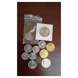1946 Walking Liberty Half Dollar &1958 Quarter