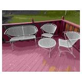 4 Piece Metal Patio Set