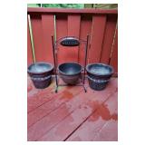 3 Flower Pots